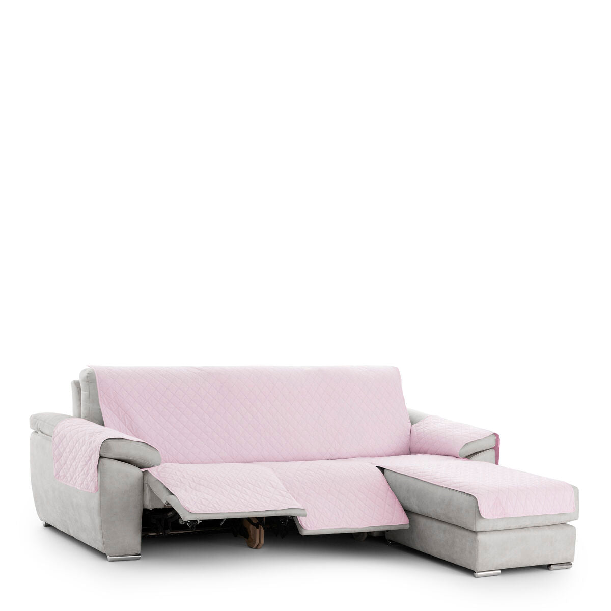 Right short arm chaise longue cover Eysa MONTBLANC Pink 100 x 110 x 200 cm Eysa