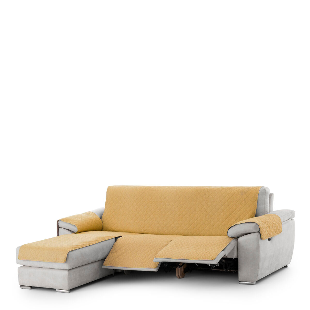 Right short arm chaise longue cover Eysa MONTBLANC Mustard 100 x 110 x 240 cm Eysa