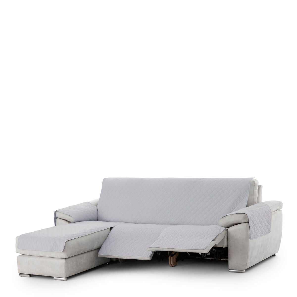 Right short arm chaise longue cover Eysa MONTBLANC Grey 100 x 110 x 240 cm Eysa