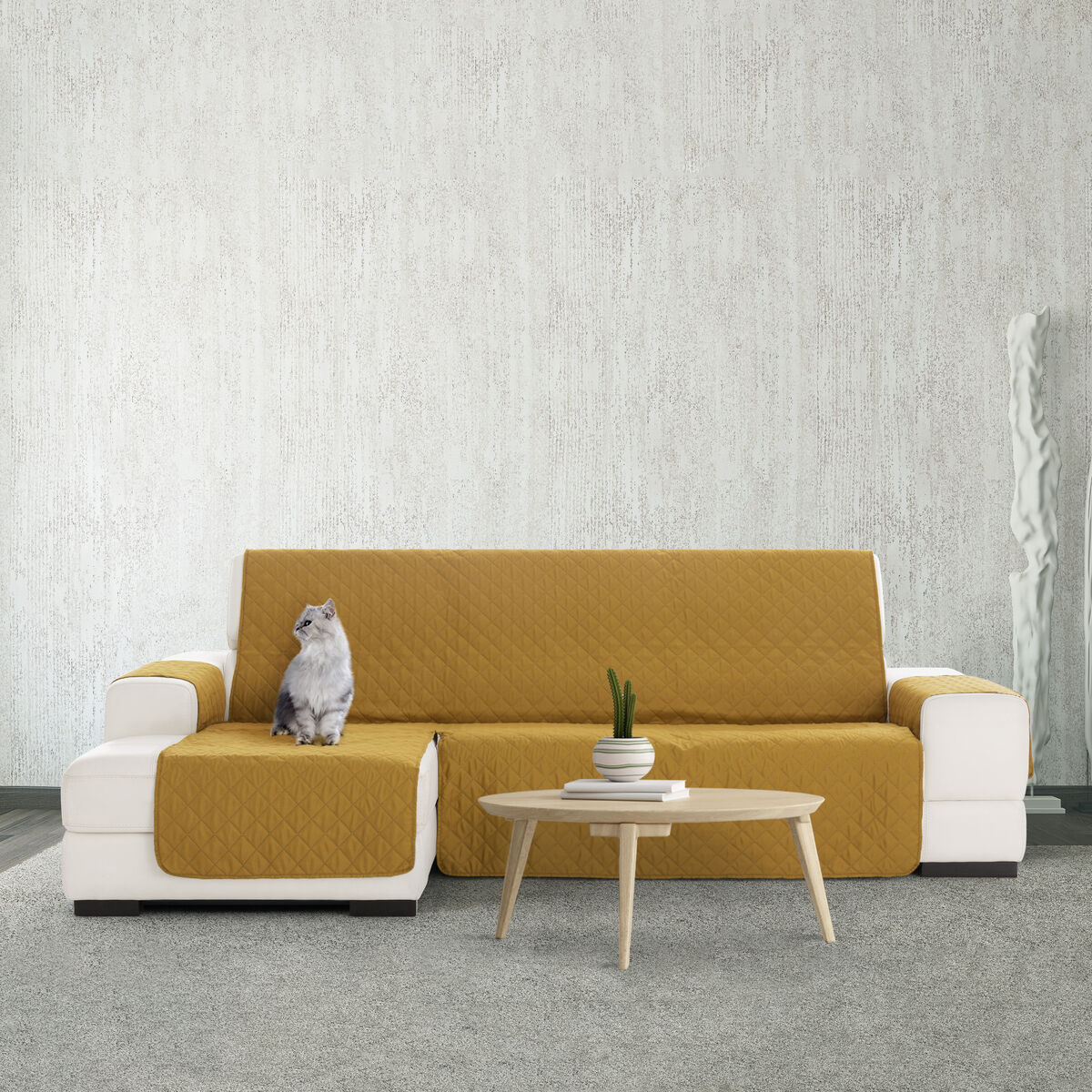 Sofa Cover Eysa NORUEGA Mustard 100 x 110 x 290 cm Eysa