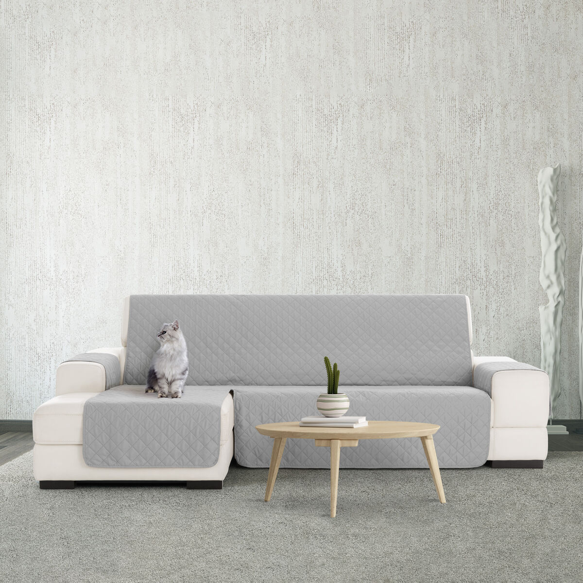 Sofa Cover Eysa NORUEGA Grey 100 x 110 x 290 cm Eysa