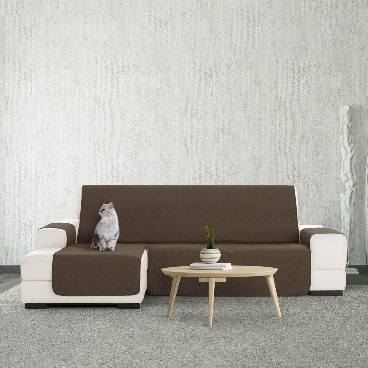 Sofa Cover Eysa NORUEGA Brown 100 x 110 x 290 cm Eysa