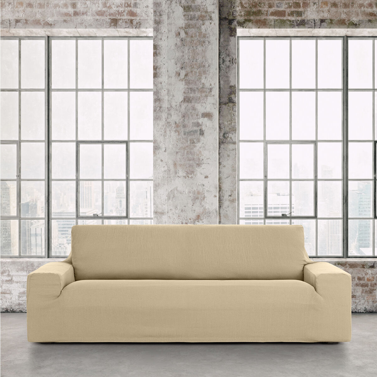 Sofa Cover Eysa ULISES Beige 70 x 110 x 210 cm Eysa