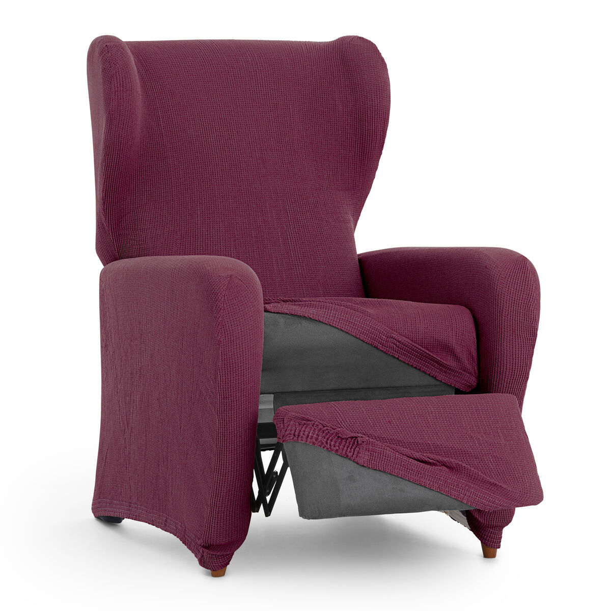 Slipcover for armchair with separate legs Eysa ULISES Burgundy 90 x 100 x 75 cm Eysa