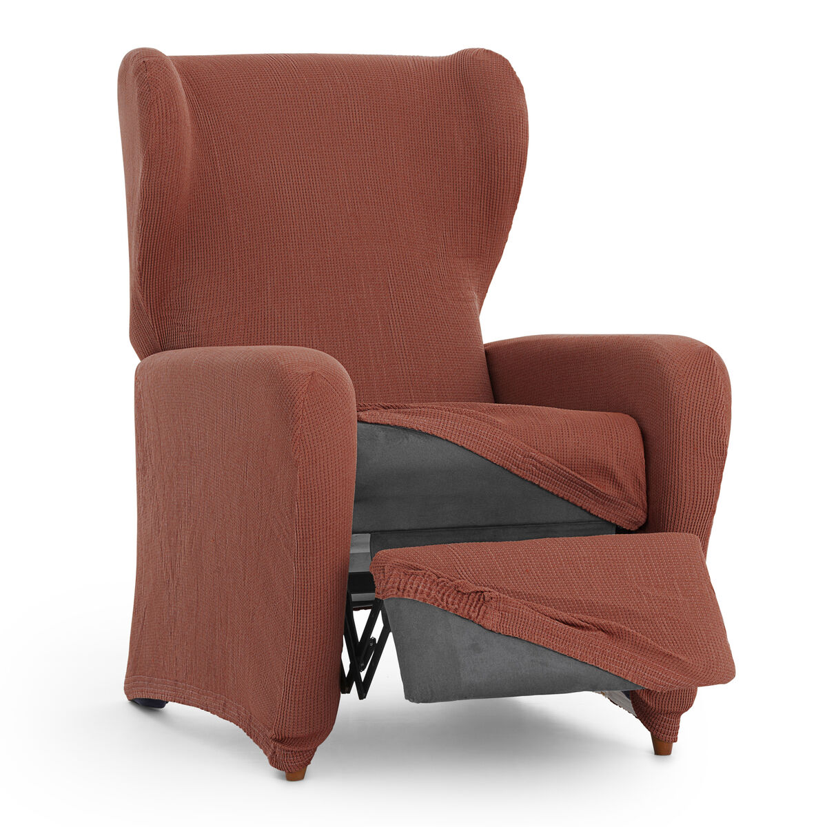 Slipcover for armchair with separate legs Eysa ULISES Brown 90 x 100 x 75 cm Eysa