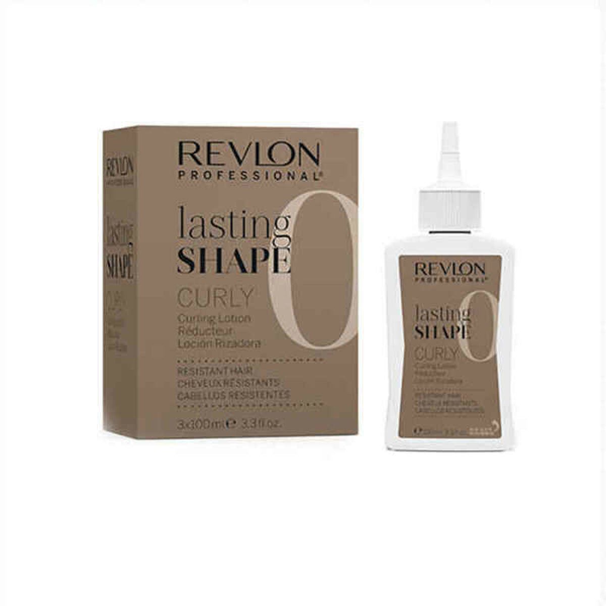 Haarspray mit flexiblem Halt Lasting Shape Revlon L/shape Curly (3 x 100 ml)