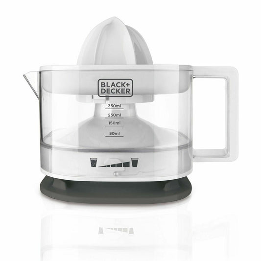 Electric Juicer Black & Decker BXCJ25E White 25 W (350 ml) Black and Decker