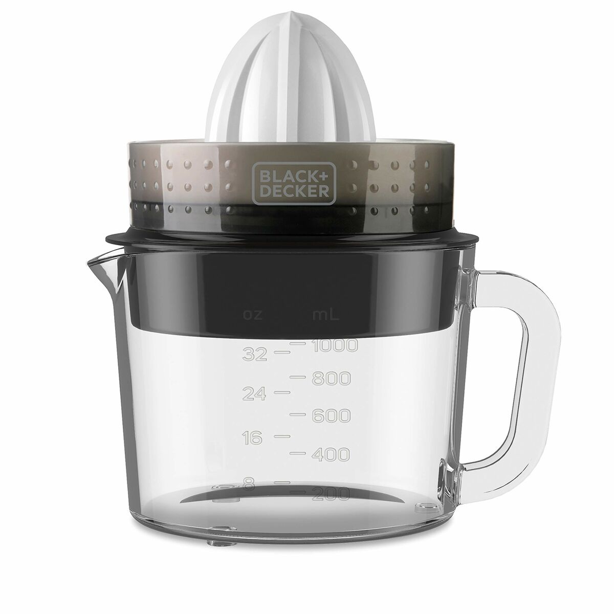 Electric Juicer Black & Decker ES9240070B White Black Translucent 30 W 1 L Black and Decker