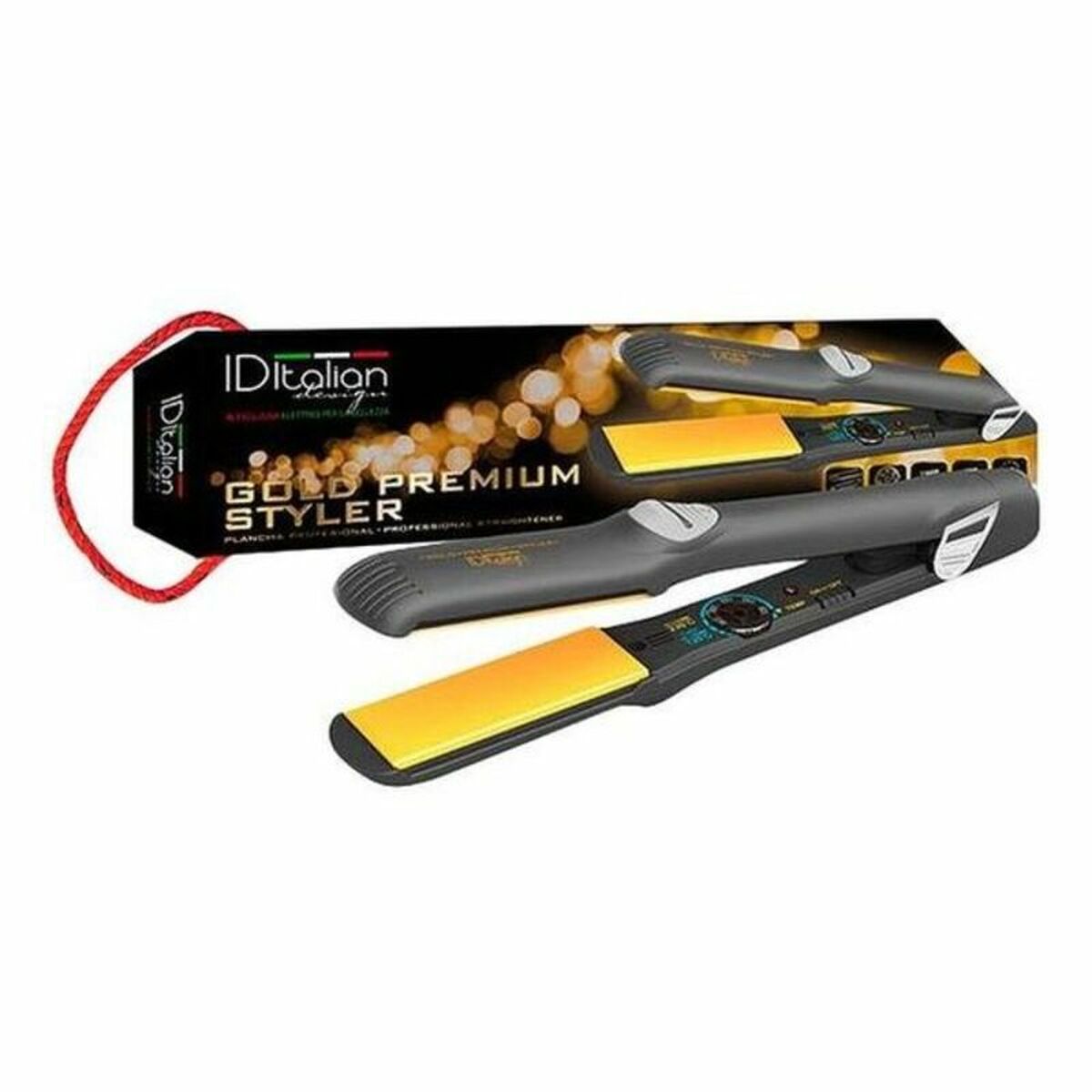 Hair Straightener Gold Premiun Styler Id Italian Gold Premiun Styler (1 Unit) Id Italian