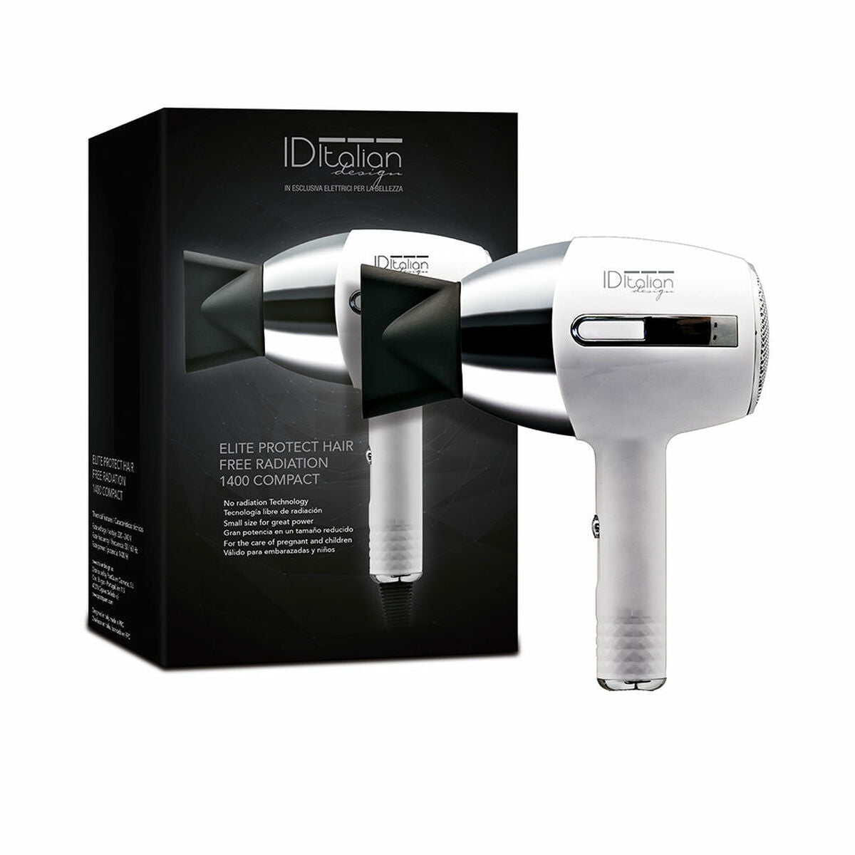 Hairdryer Id Italian Elite Protec White Id Italian