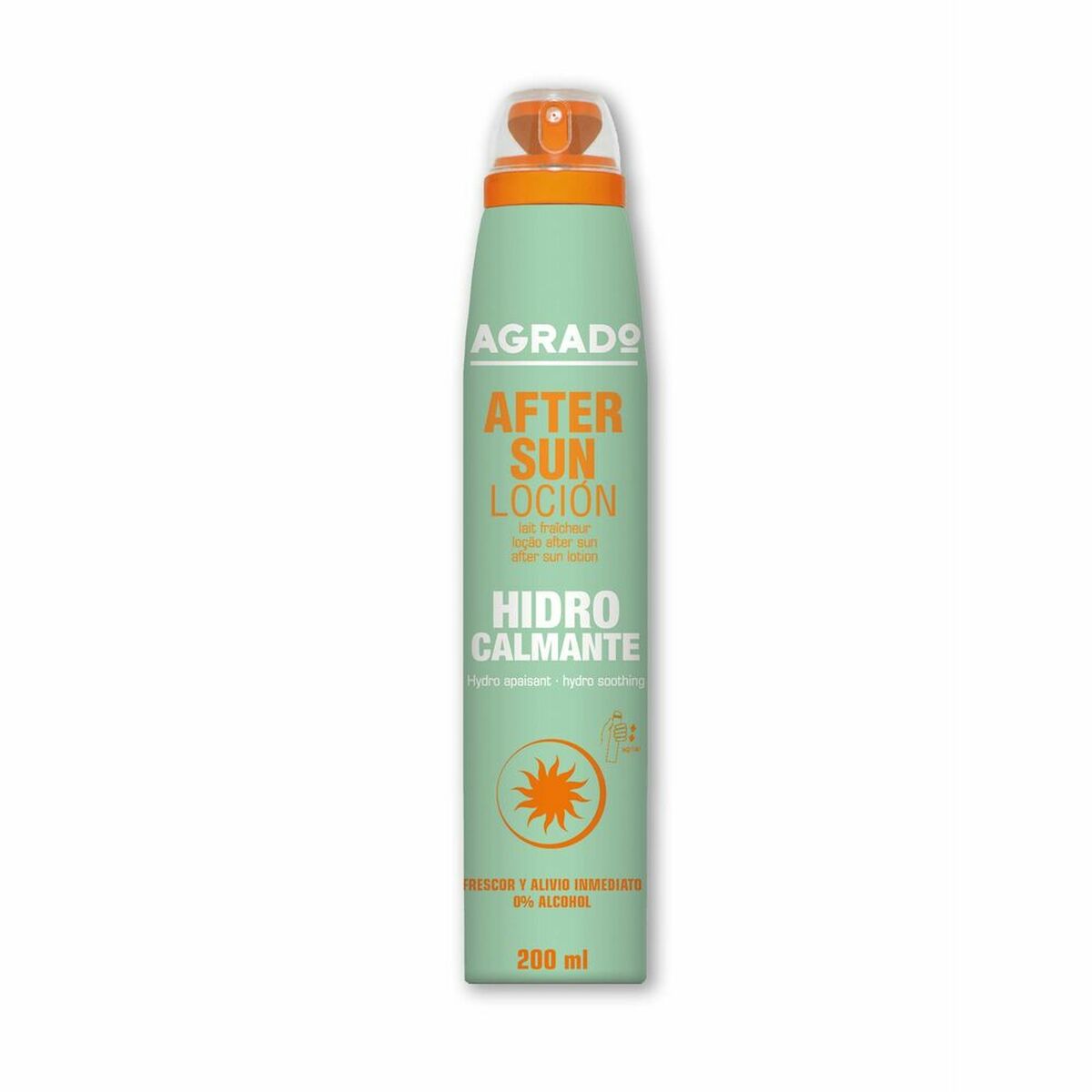 After Sun Spray Agrado Loción Hidrocalmante (200 ml) Agrado