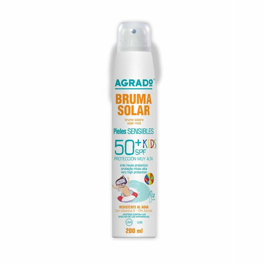 Sun Screen Spray Agrado Kids SPF50+ Sensitive skin (200 ml) Agrado