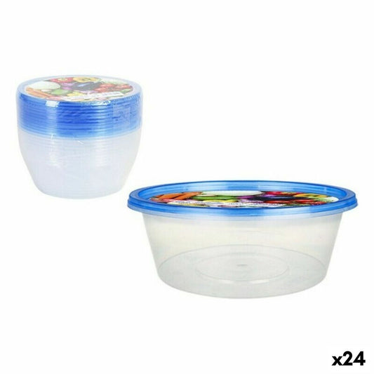 Set of 11 lunch boxes Privilege 49789 500 ml 15 x 15 x 4,7 cm (24 Units) Privilege