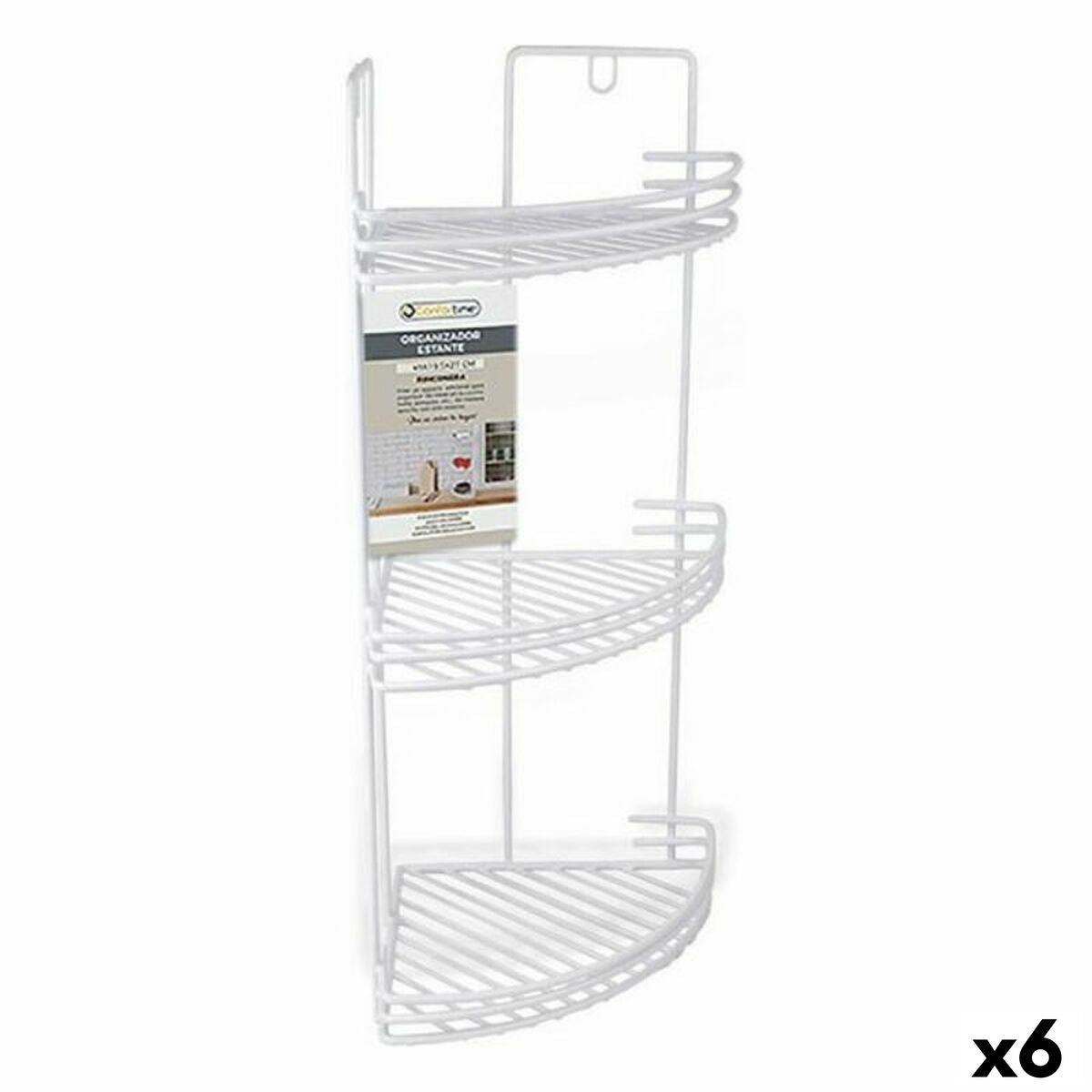 Pot for Kitchen Utensils Confortime 104988 49 x 24,5 x 19,5 cm (6 Units) Confortime