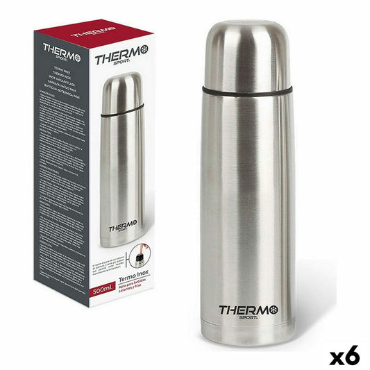 Thermos for Food ThermoSport Stainless steel 500 ml 6,8 x 24,5 cm (6 Units) ThermoSport