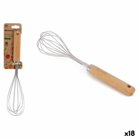 Mixer Whisks Quttin Nature 25,5 x 5,6 x 5,6 cm (18 Units) Quttin