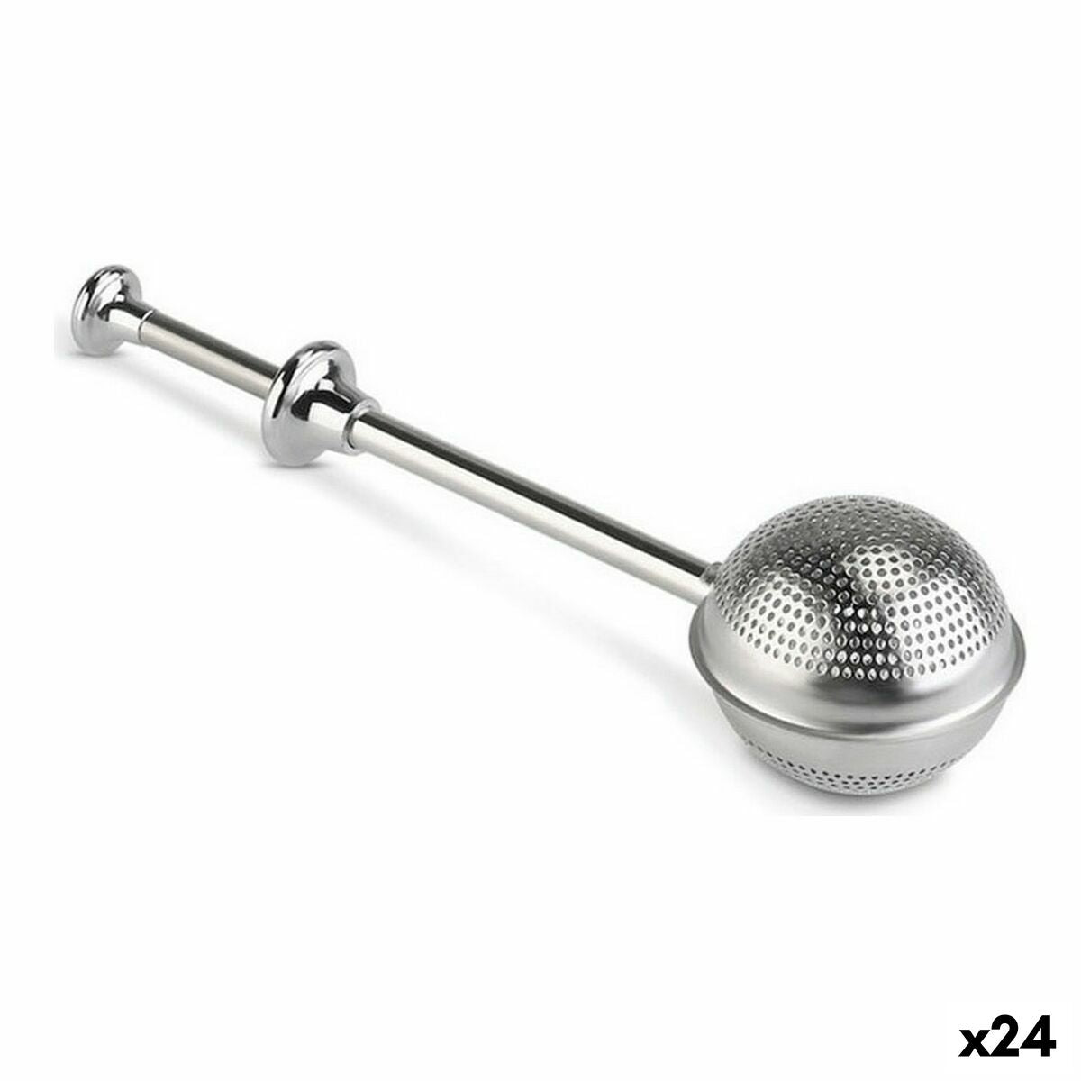 Filter for Infusions Quttin Stainless steel Silver Button (24 Units) (18,5 x 5 cm) Quttin