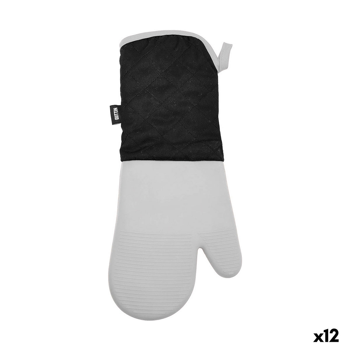 Oven Mitt Quttin Silicone 43 x 18 cm (12 Units) Quttin