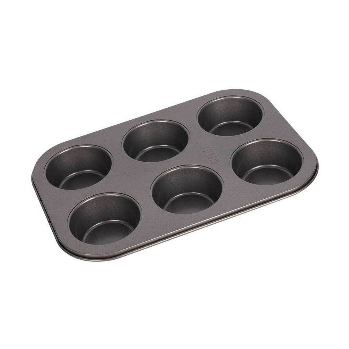 Flan Mould Quttin Cherry Carbon steel 26,5 x 18,5 x 3 cm 6 Units