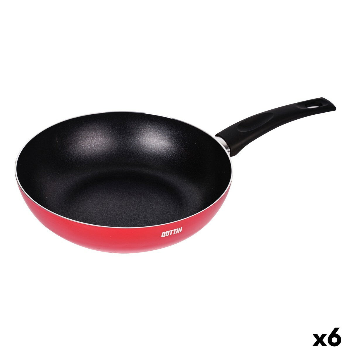 Wok Pan Quttin Infinity Red 28,3 x 47 x 10 cm Quttin