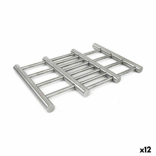 Foldable Table-top Mat Quttin 38 cm Stainless steel 23 x 20 x 2 cm (12 Units) Quttin