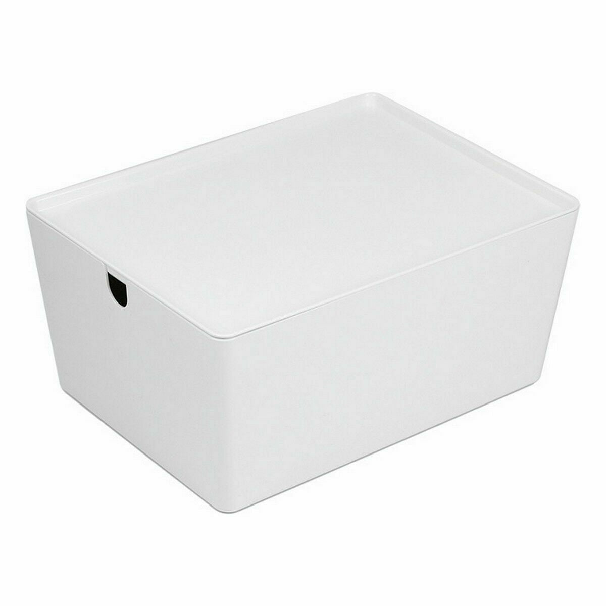 Stackable Organising Box Confortime With lid 35 x 26 x 16 cm (6 Units) Confortime