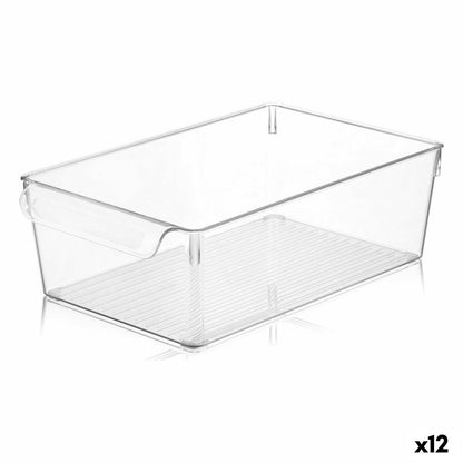 Multi-use Box Quttin Transparent 20 x 32,5 x 10 cm (12 Units) Quttin