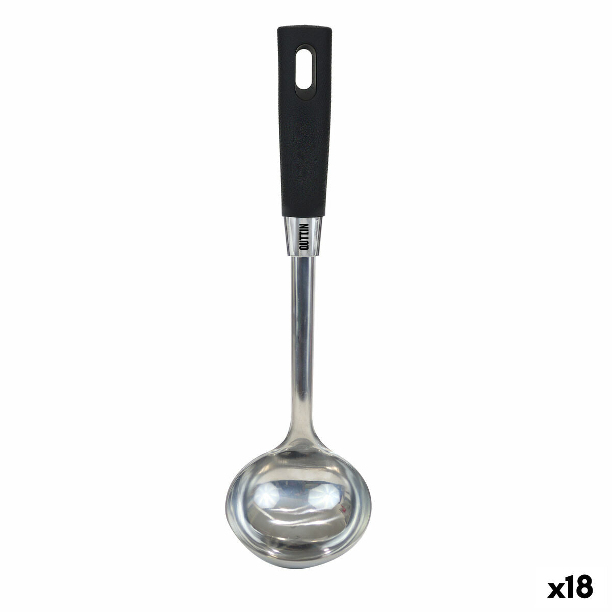 Ladle Quttin Foodie Stainless steel 9 x 30,5 x 6,5 cm (18 Units) Quttin