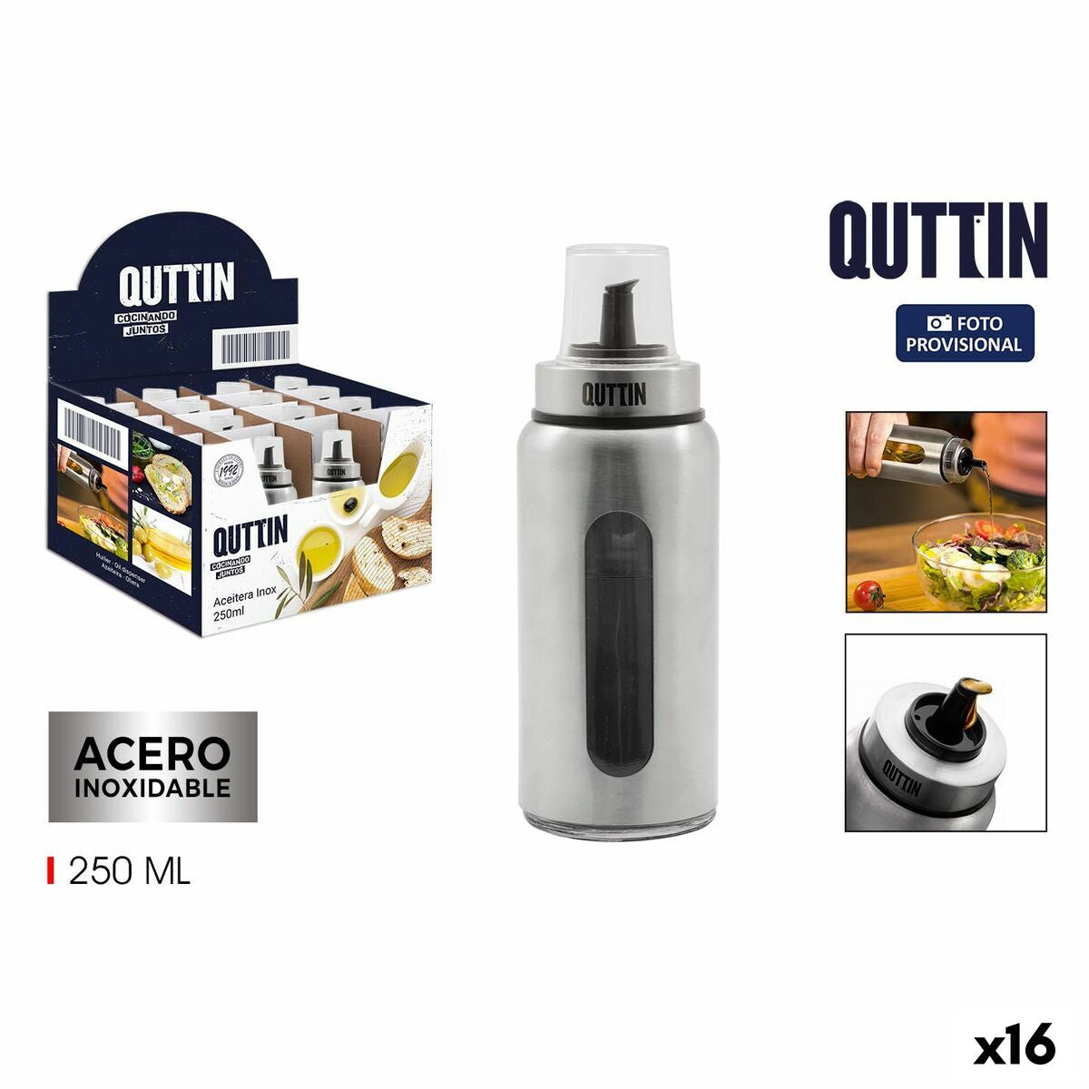 Cruet Quttin 250 ml (16 Units) Quttin