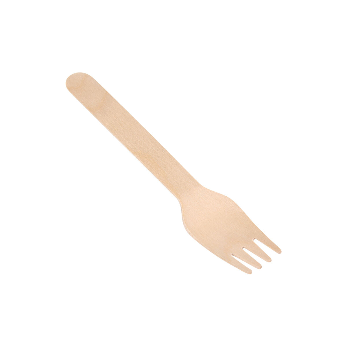 Fork Set Algon Wood 16 cm 50 Units Algon