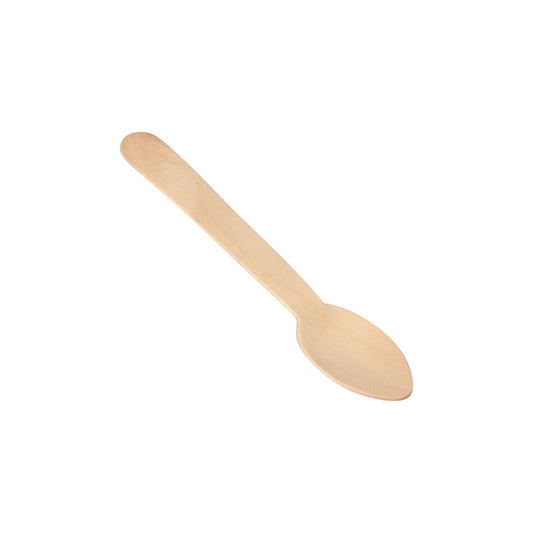 Set of Spoons Algon Dessert Wood 13,8 cm 50 Units Algon