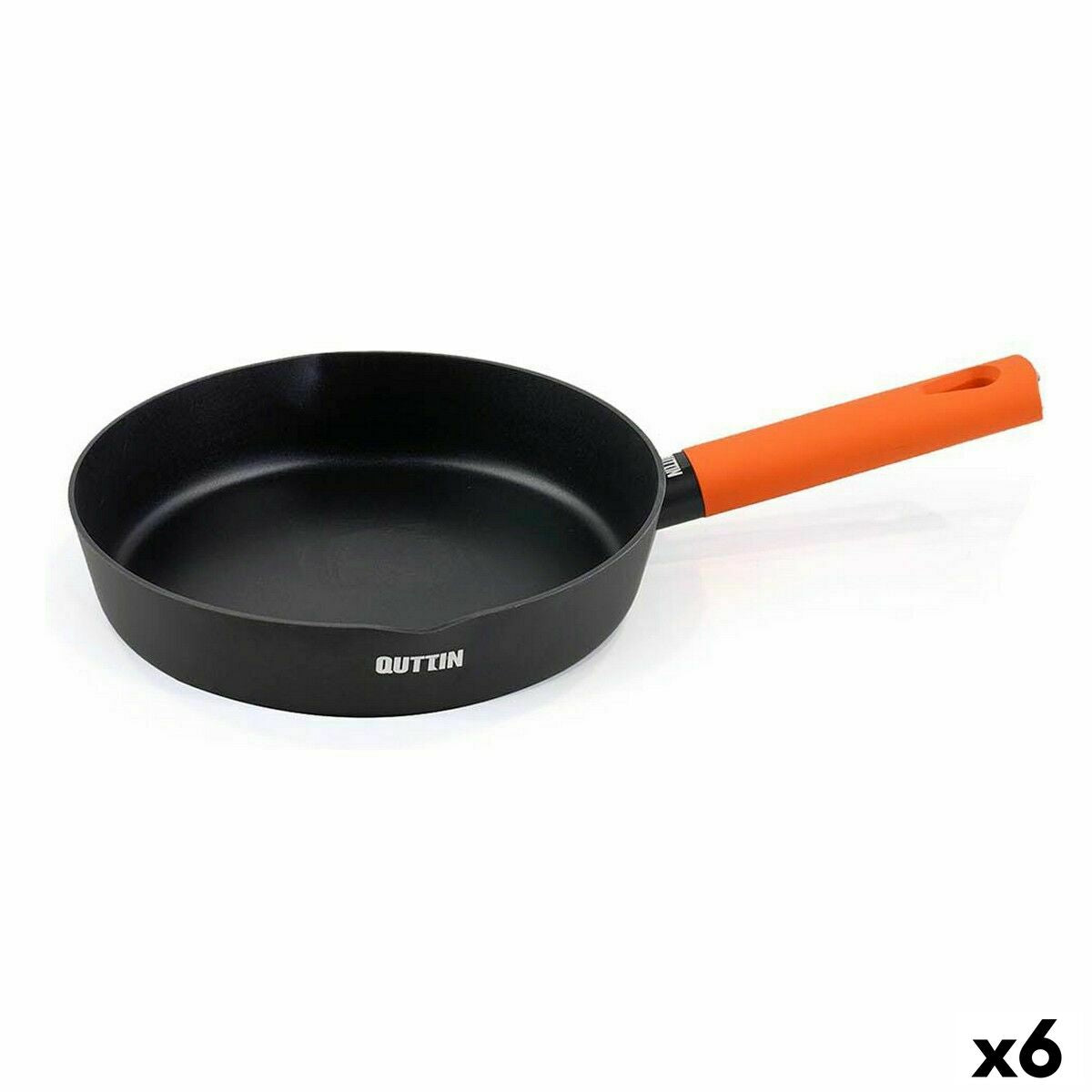 Pan Quttin Gastro Black Orange 37,5 x 23 x 5 cm (6 Units) Quttin