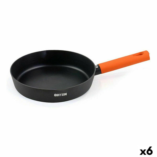 Pfanne Quttin Gastro Schwarz Orange 48,5 x 31,2 x 6 cm (6 Stück)