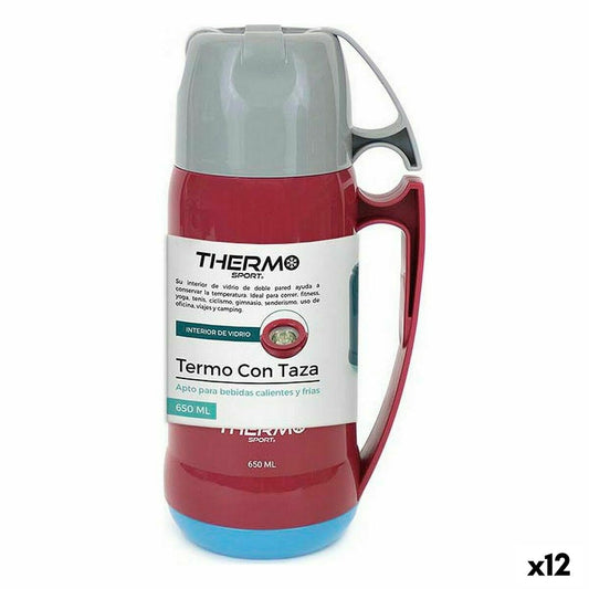 Travel thermos flask ThermoSport 650 ml (12 Units) ThermoSport