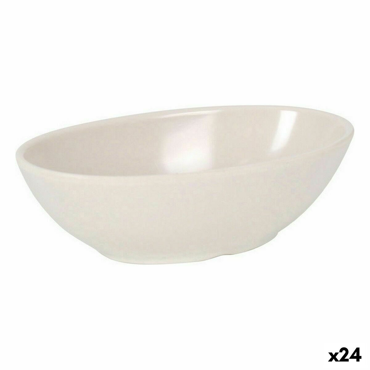 Snack Bowl La Mediterránea Melamin White Shine (24 Units) La Mediterránea