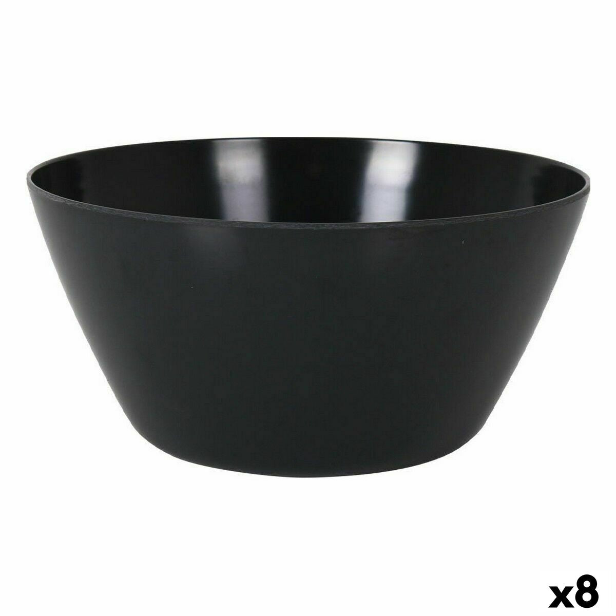 Salad Bowl La Mediterránea Melamin Anthracite (8 Units) La Mediterránea