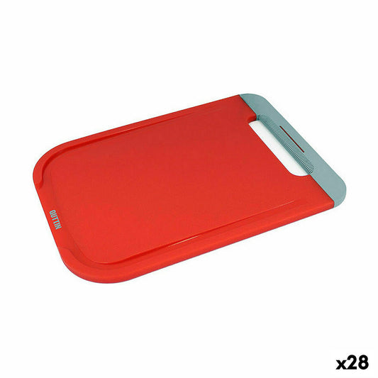 Cutting board Inde Red 24,4 x 18 x 0,7 cm (28 Units) Inde