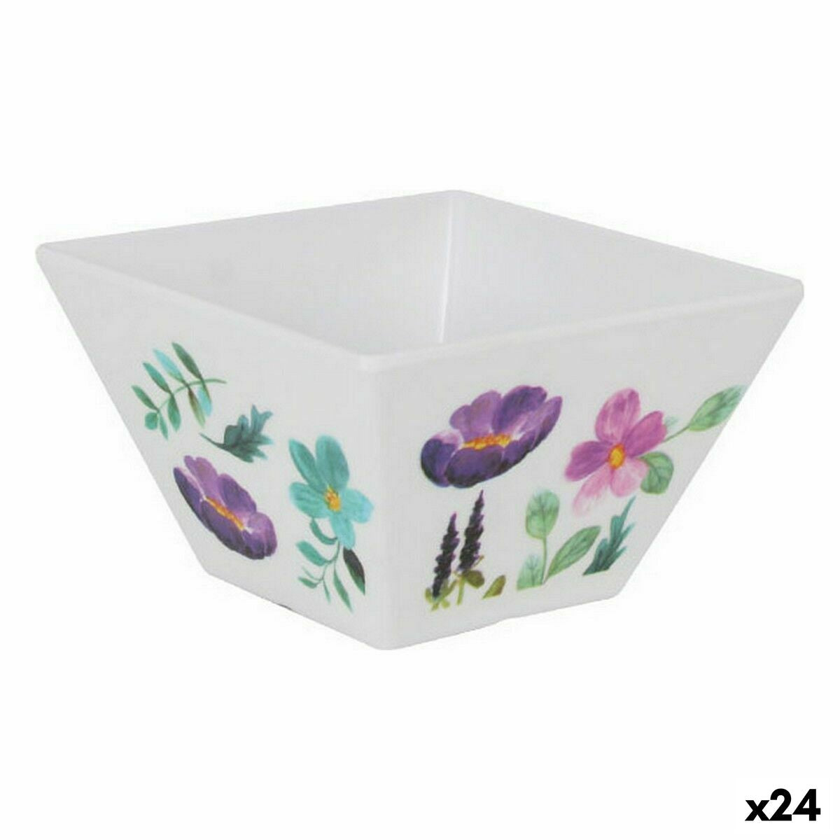 Snack Bowl La Mediterránea Sakura Melamin Shine 10 x 10 x 6 cm (24 Units) La Mediterránea