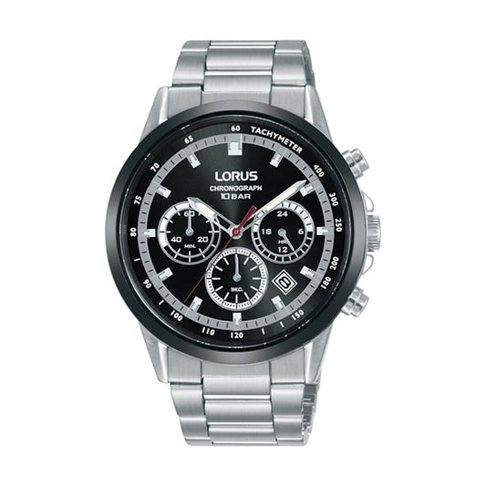 Men's Watch Lorus RT397JX9 Black Silver Lorus