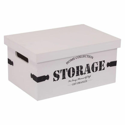 Storage boxes Alexandra House Living White MDF Wood 2 Pieces Alexandra House Living