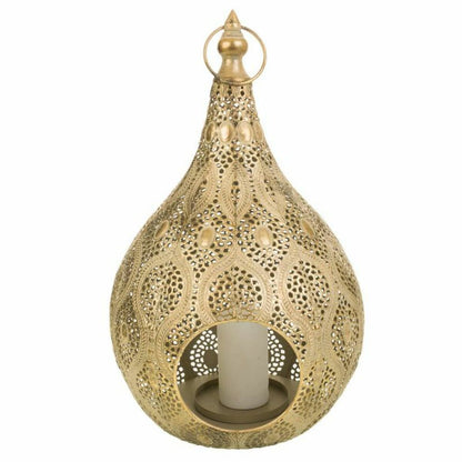 Candleholder Alexandra House Living Golden Glass Iron 25 x 40 x 26 cm Alexandra House Living