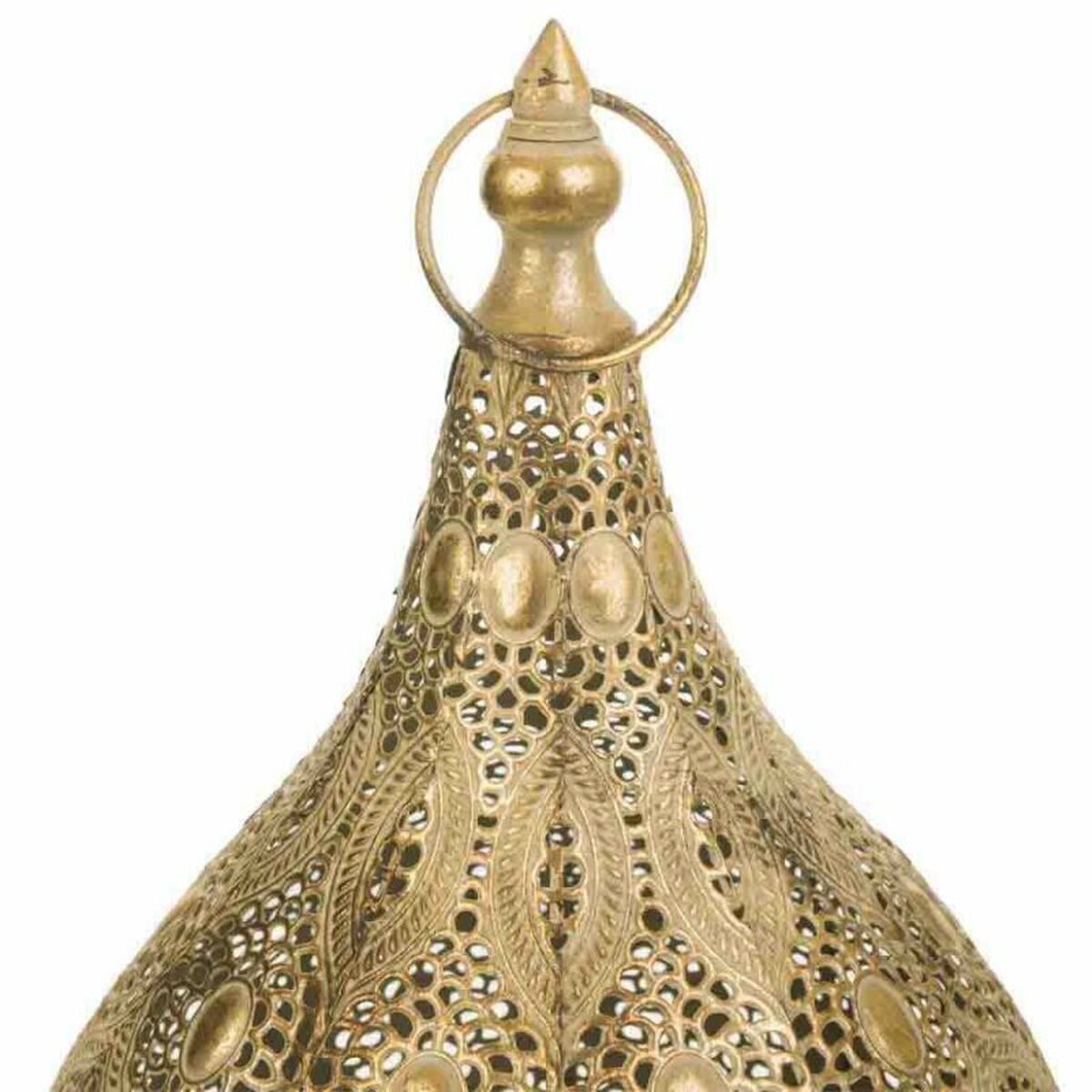 Candleholder Alexandra House Living Golden Glass Iron 25 x 40 x 26 cm Alexandra House Living