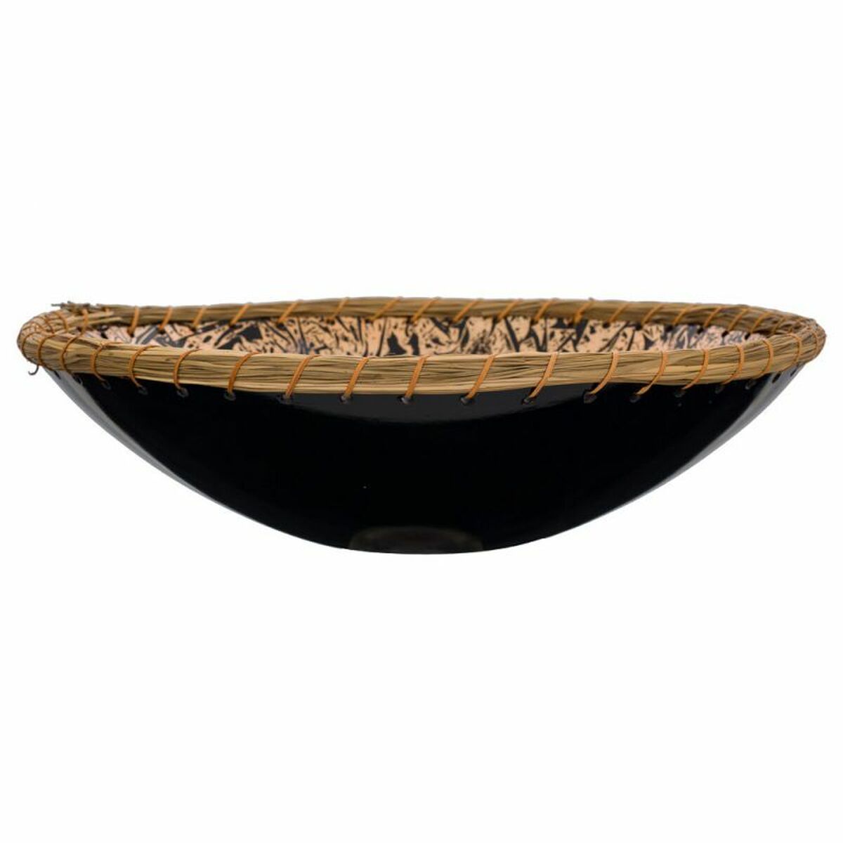 Centerpiece Alexandra House Living Black Golden Silver Ceramic 37 x 11 x 37 cm Alexandra House Living