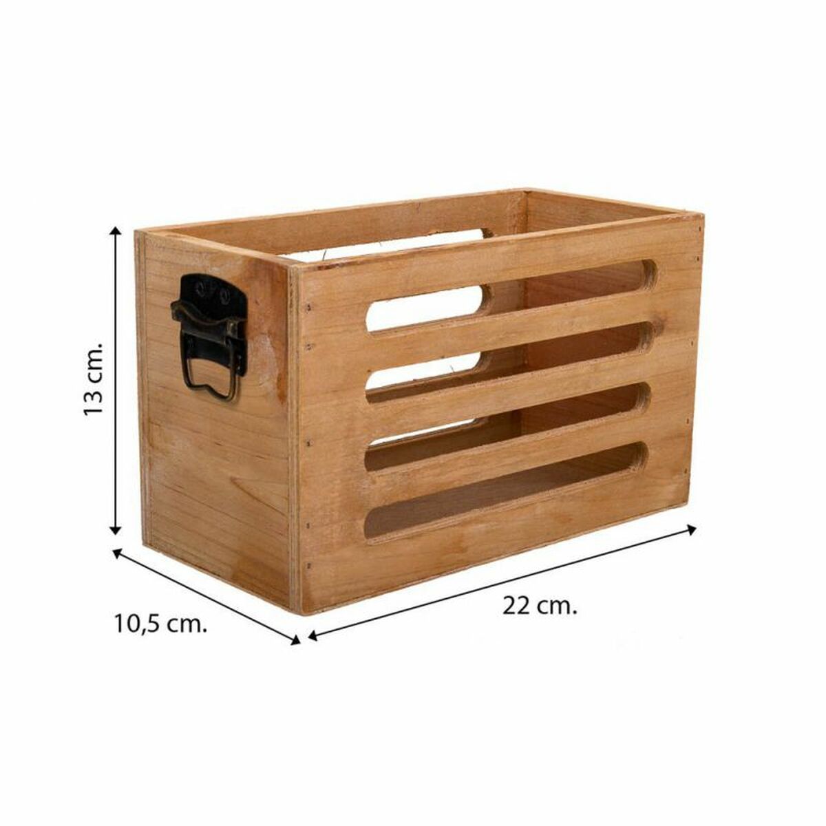 Storage boxes Alexandra House Living Brown Fir wood 17 x 15 x 28 cm 25 x 13,5 x 14 cm 22 x 10,5 x 13 cm 3 Pieces Alexandra House Living