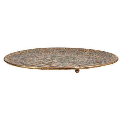 Centerpiece Alexandra House Living Golden Iron 55 x 5 x 55 cm Alexandra House Living