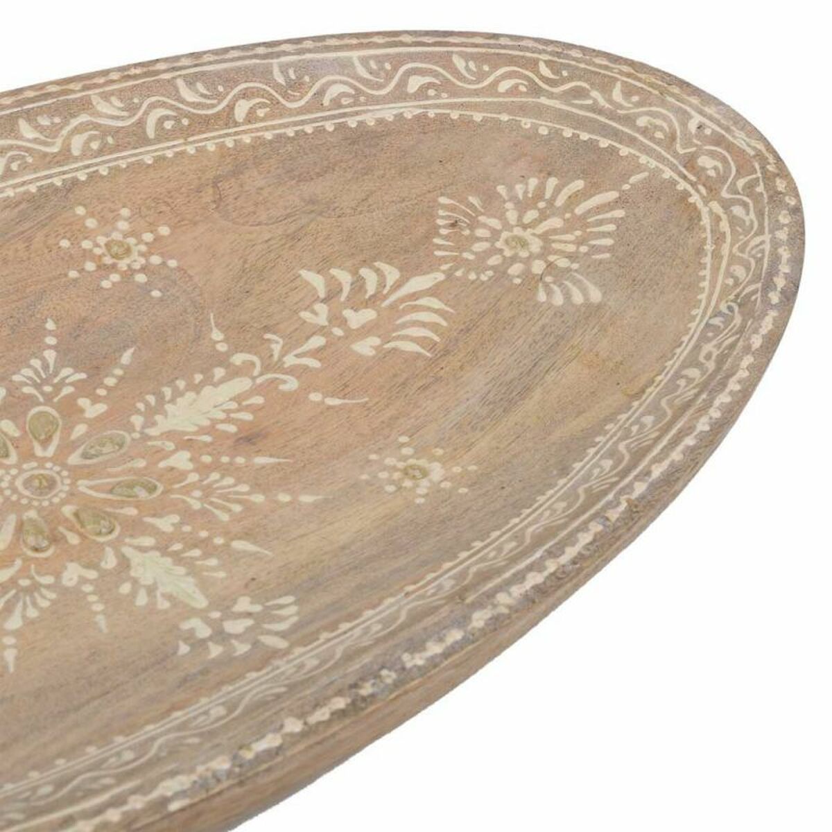 Centerpiece Alexandra House Living White Natural Mango wood 19 x 3 x 38 cm Alexandra House Living