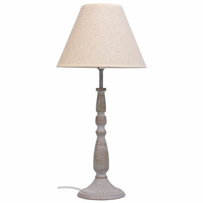 Desk lamp Alexandra House Living White Grey Metal Cloth 220-240 V 23 x 49 x 23 cm Alexandra House Living