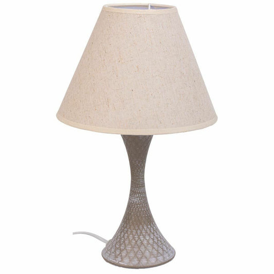 Desk lamp Alexandra House Living White Grey Metal Cloth 220-240 V 23 x 38 x 23 cm Alexandra House Living