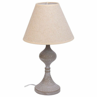 Desk lamp Alexandra House Living White Grey Metal Cloth 220-240 V 23 x 41 x 23 cm Alexandra House Living