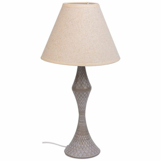 Desk lamp Alexandra House Living White Grey Metal Cloth 220-240 V 23 x 46 x 23 cm Alexandra House Living